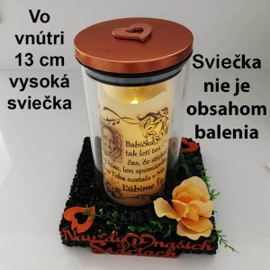 kahanec na LED sviecku